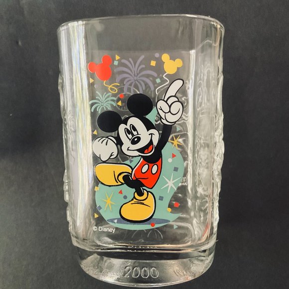 VINTAGE Disney MCDonalds 2000 Anniversary Set of 4 Glasses NWOT - Picture 4 of 11